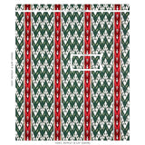 Schumacher Samar Ikat Velvet Green Fabric