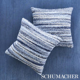 Schumacher Bensley Boucl Blue Fabric