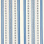 Schumacher Dakota Stripe Blue Fabric