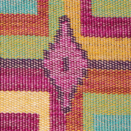 Schumacher Kuzma Magenta Fabric