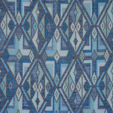 Schumacher Kuzma Blue Fabric