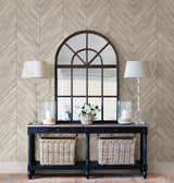 A-Street Prints Parisian Dove Parquet Wallpaper