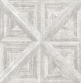 A-Street Prints Carriage House Light Grey Wood Wallpaper