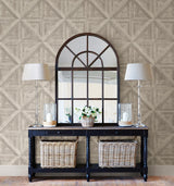 A-Street Prints Carriage House Neutral Wood Wallpaper