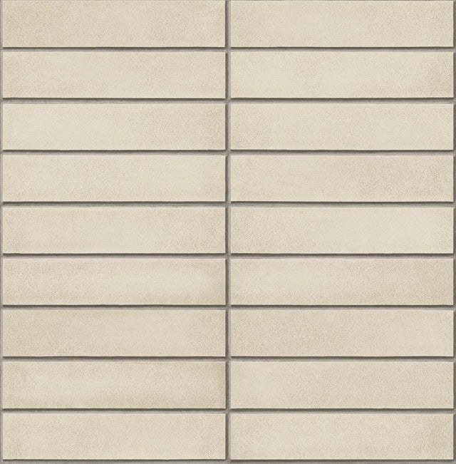 A-Street Prints Midcentury Modern Bone Brick Wallpaper