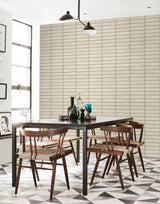 A-Street Prints Midcentury Modern Bone Brick Wallpaper