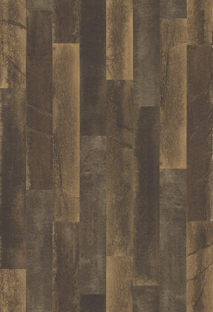 A-Street Prints Antique Floorboads Brown Wood Wallpaper