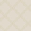 A-Street Prints Tetra Beige Quatrefoil Wallpaper