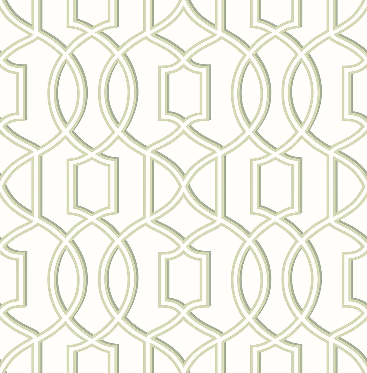 A-Street Prints Symetrie 2625-21813 Green Wallpaper