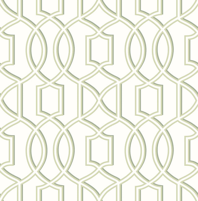 A-Street Prints Symetrie 2625-21813 Green Wallpaper