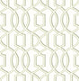 A-Street Prints Quantum Green Trellis Wallpaper