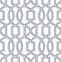 A-Street Prints Quantum Blue Trellis Wallpaper