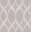 A-Street Prints Frequency Lavender Ogee Wallpaper
