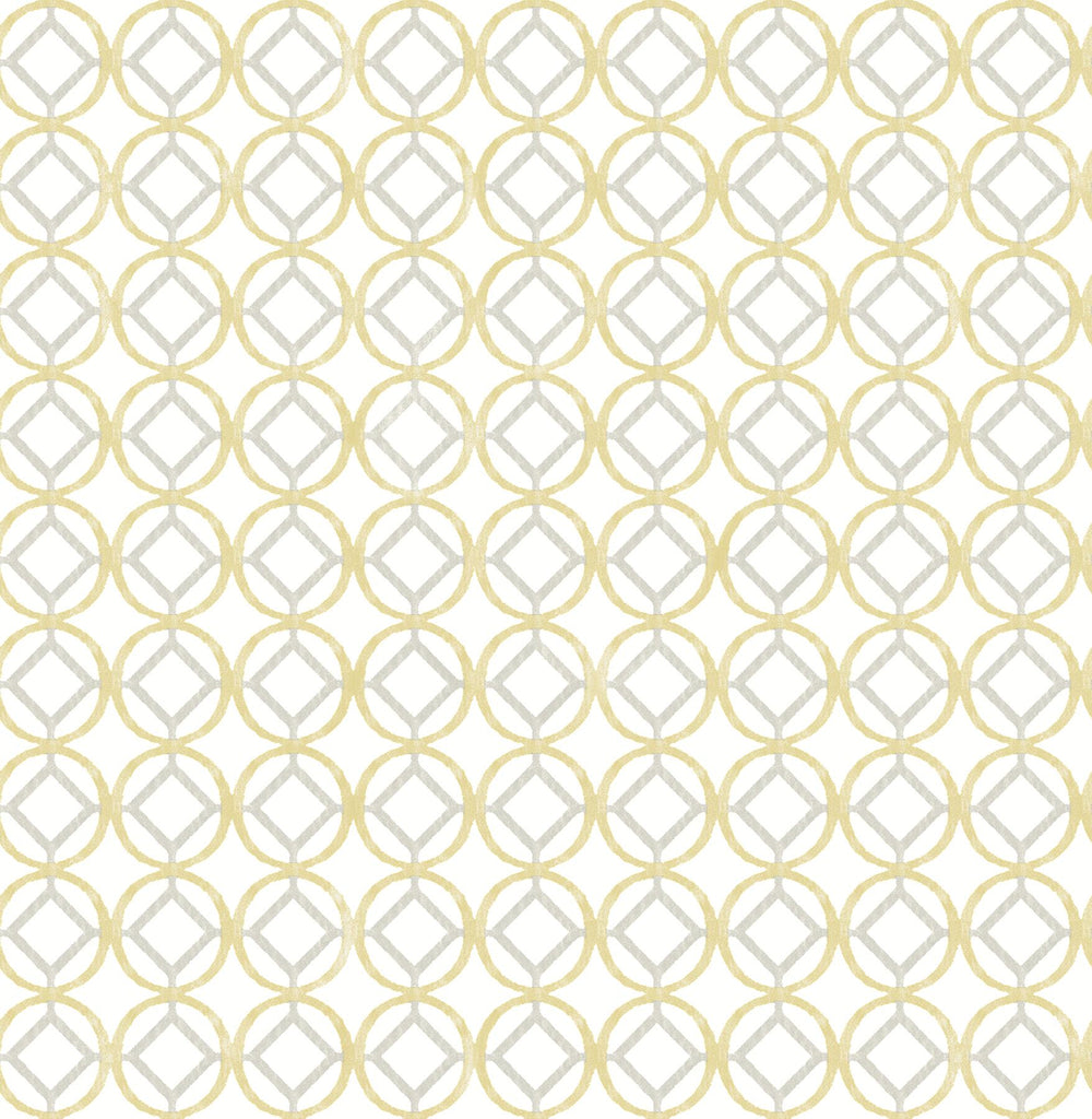 A-Street Prints Star Bay Geometric Gold Wallpaper