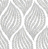 A-Street Prints Arboretum Fog Leaves Wallpaper