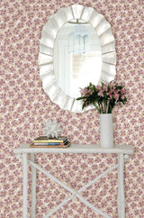 A-Street Prints Allison Lavender Floral Wallpaper