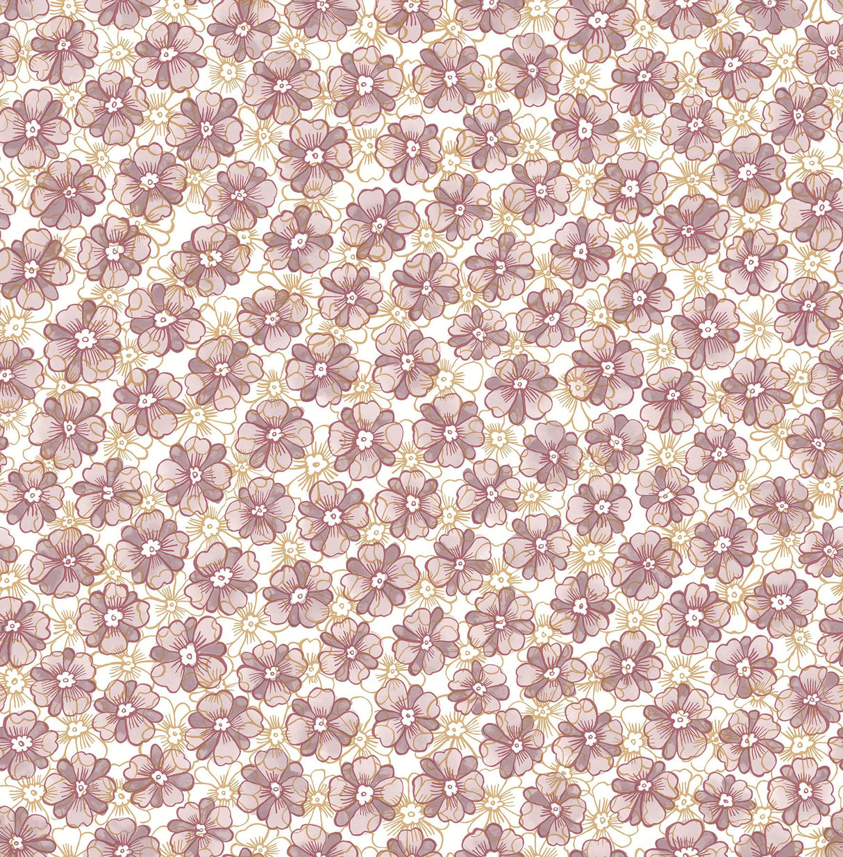 A-Street Prints Allison Floral Lavender Wallpaper