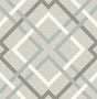 A-Street Prints Saltire Taupe Plaid Wallpaper