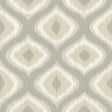A-Street Prints Abra Taupe Ogee Wallpaper