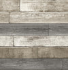 A-Street Prints Weathered Plank Grey Wood Texture Wallpaper