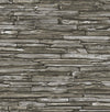 A-Street Prints Stacked Slate Green Industrial Wallpaper