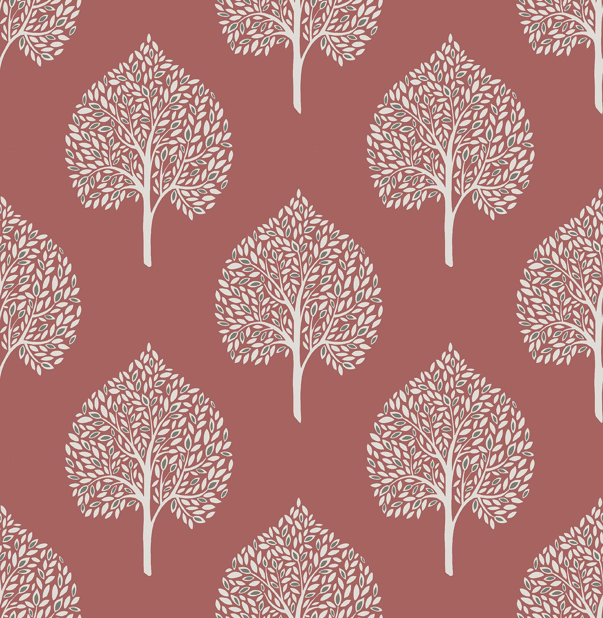 A-Street Prints Grove Tree Coral Wallpaper