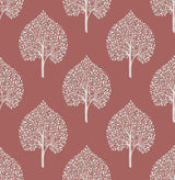 A-Street Prints Grove Tree Coral Wallpaper