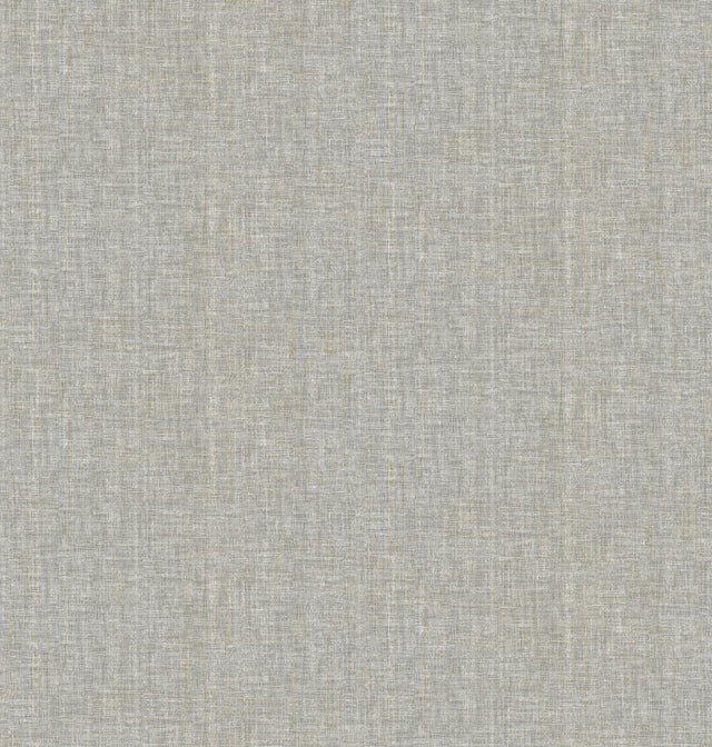 A-Street Prints Oasis Grey Linen Wallpaper