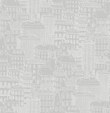 A-Street Prints Limelight Grey City Wallpaper