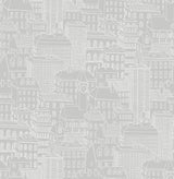 A-Street Prints Limelight City Grey Wallpaper