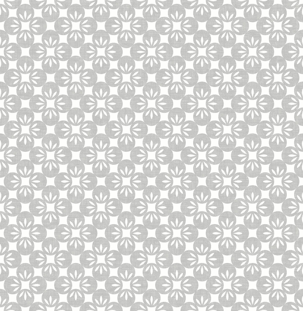 A-Street Prints Orbit Dove Floral Wallpaper