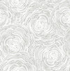 A-Street Prints Celestial Grey Floral Wallpaper