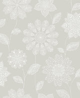 A-Street Prints Panache Floral Taupe Wallpaper