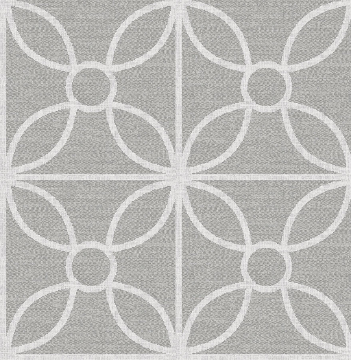 A-Street Prints Savvy Grey Geometric Wallpaper