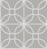 A-Street Prints Savvy Grey Geometric Wallpaper