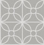 A-Street Prints Savvy Grey Geometric Wallpaper