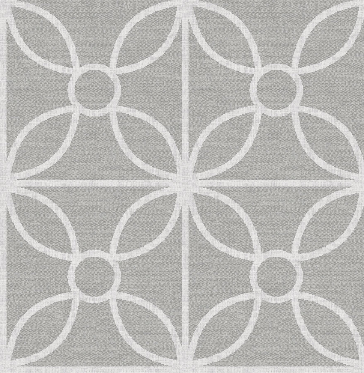 A-Street Prints Savvy Geometric Grey Wallpaper