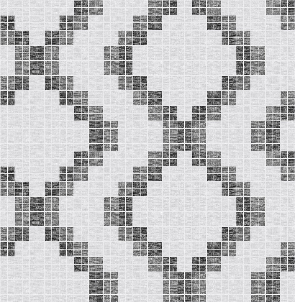A-Street Prints Mosaic Grid Black Wallpaper