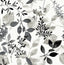 A-Street Prints Gossamer Black Botanical Wallpaper