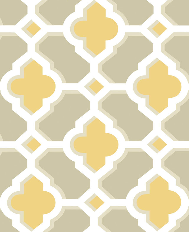 A-Street Prints Solstice 2744-24124 Mustard Wallpaper