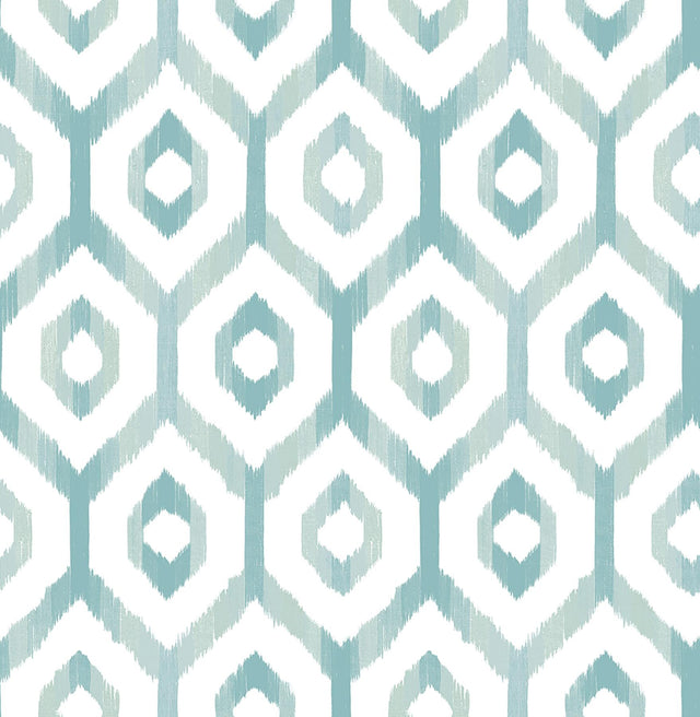 A-Street Prints Solstice 2744-24142 Teal Wallpaper