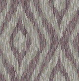 A-Street Prints Ethereal Purple Ogee Wallpaper