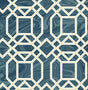 A-Street Prints Daphne Blue Trellis Wallpaper