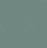 A-Street Prints Twilight Green Geometric Wallpaper