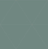A-Street Prints Twilight Geometric Green Wallpaper