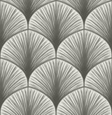 A-Street Prints Dusk Grey Frond Wallpaper
