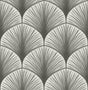A-Street Prints Dusk Grey Frond Wallpaper
