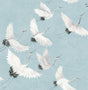 A-Street Prints Windsong Blue Crane Wallpaper