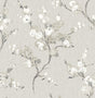 A-Street Prints Bliss Taupe Blossom Wallpaper