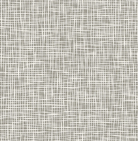 A-Street Prints Shanti Grey Grid Wallpaper